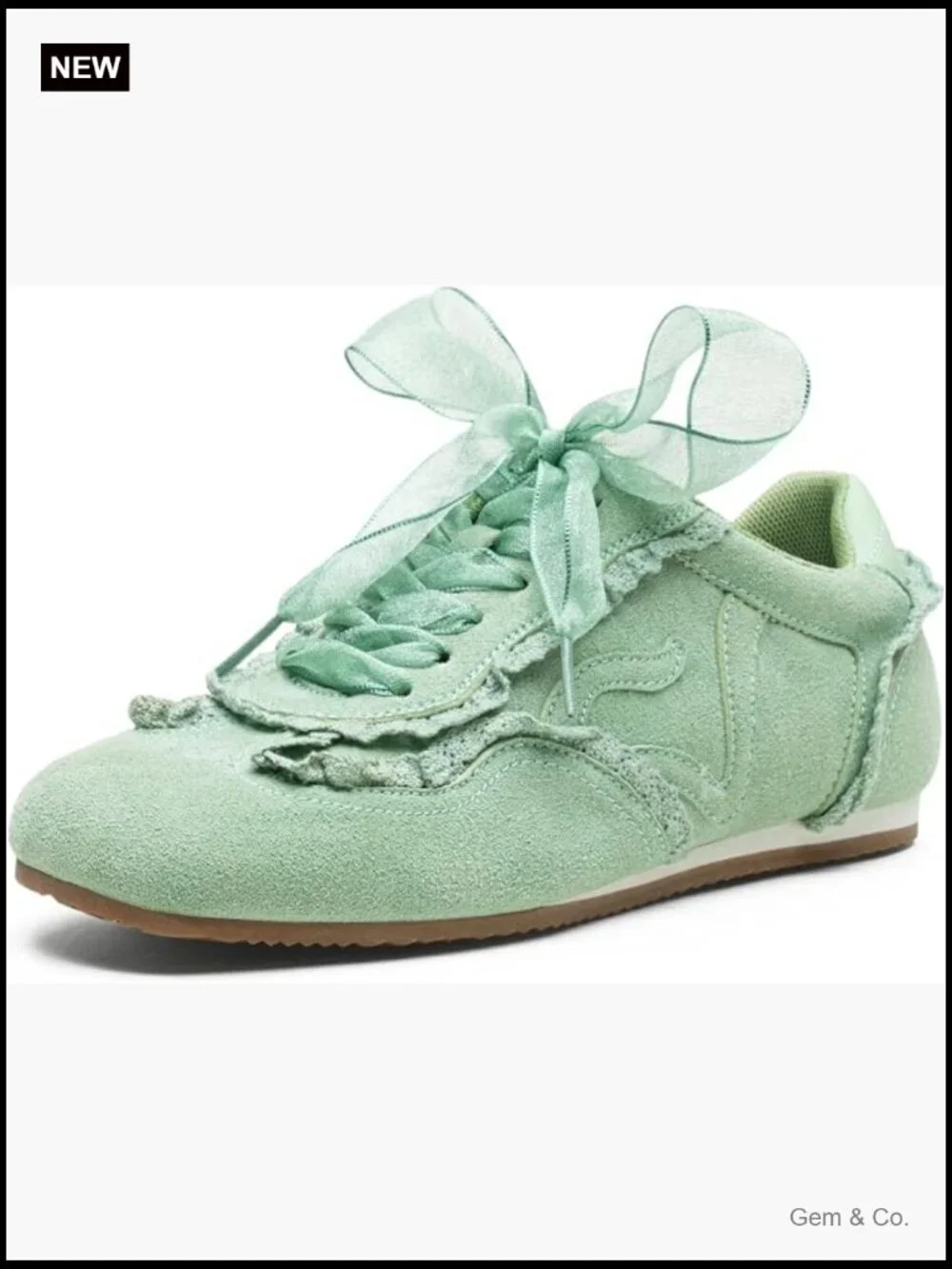 Women's Retro Woven Lace Square Toe Fashion Sneakers Memory Foam